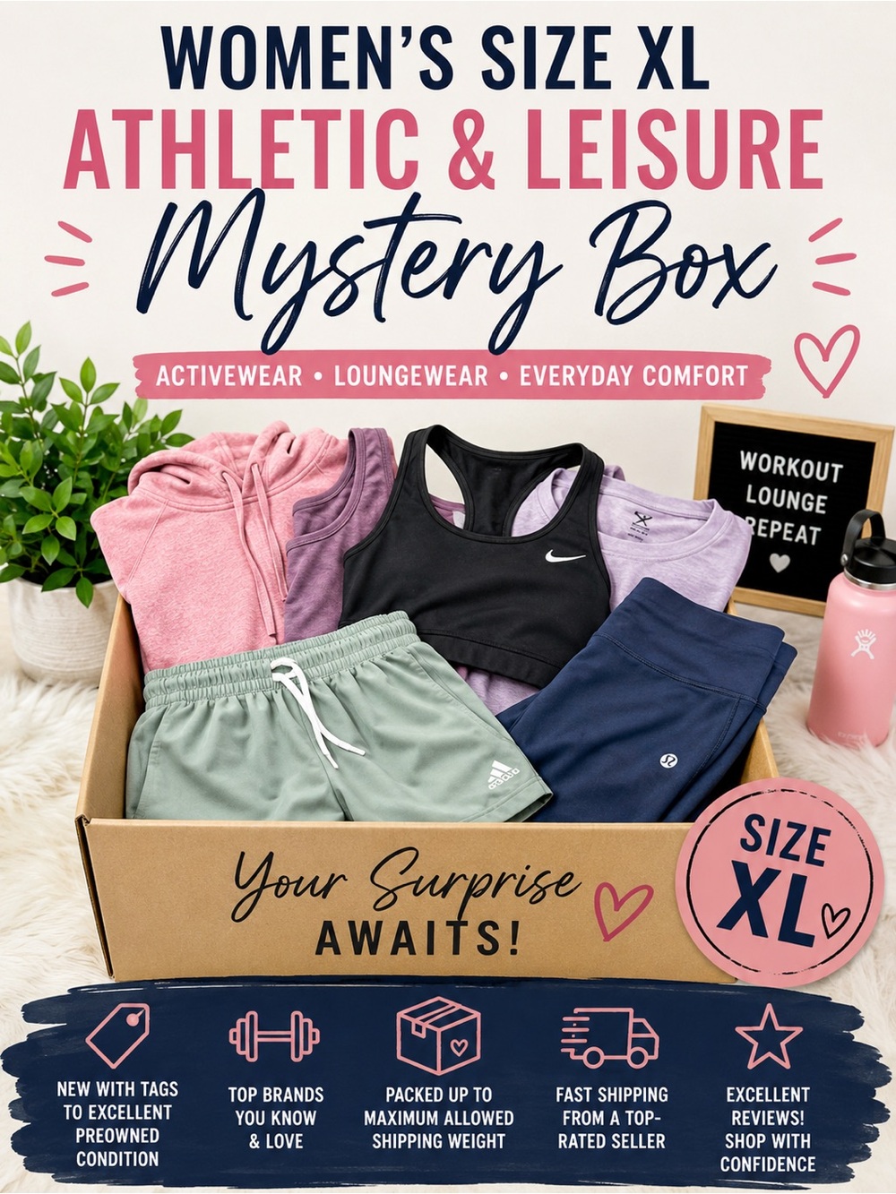 Women’s XL Athletic & Leisure Mystery Box